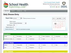School Health Reporting